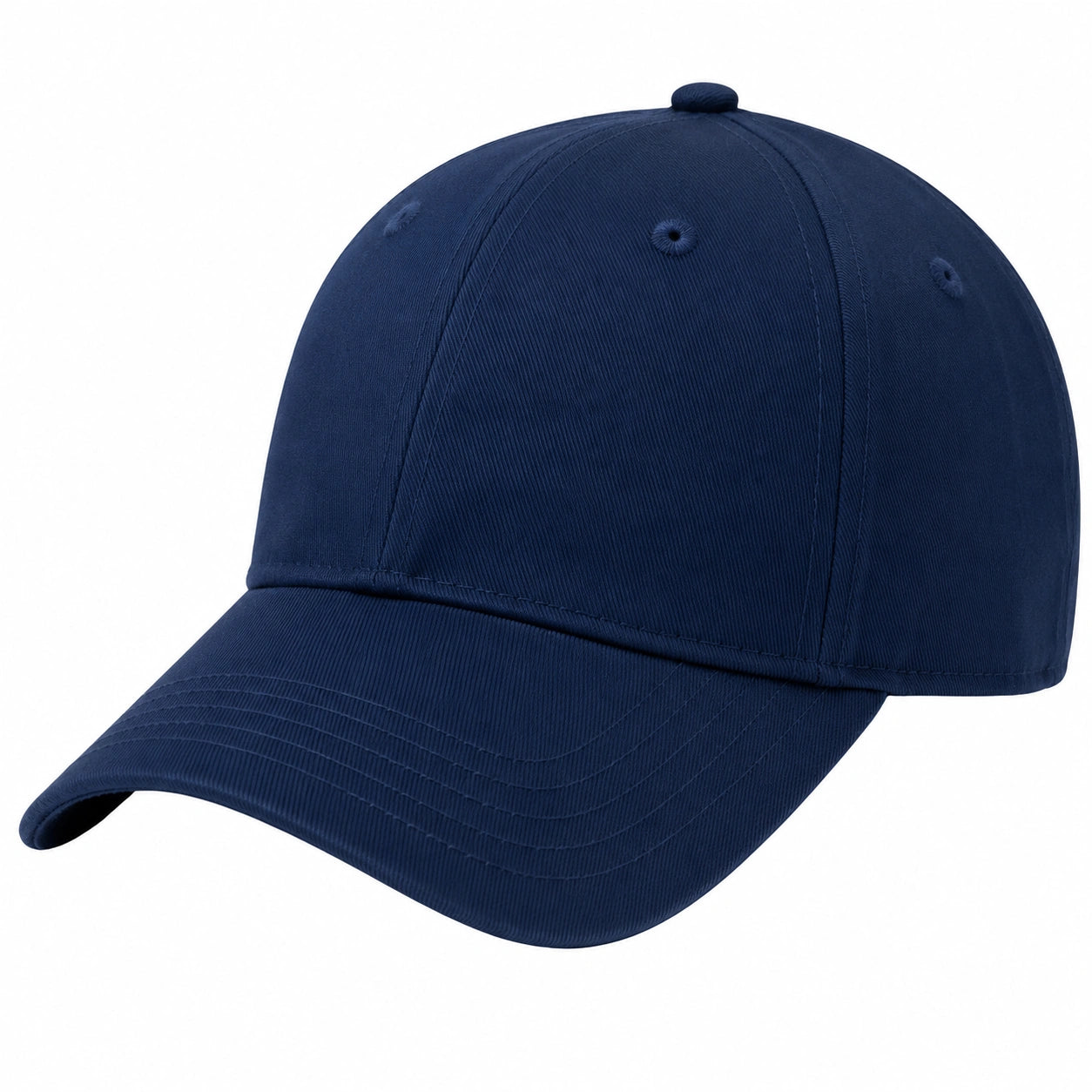 Baseballkappe Einheitsgröße dunkelblau Textil mit gebogenem Schirm